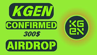 KGEN Airdrop | How To Participate Full Guide | Don’t Miss This Free Airdrop Opportunity