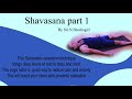 shavasana part 1 systematic relaxation technique english