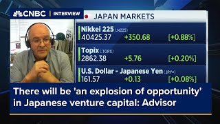 There will be 'an explosion of opportunity' in Japanese venture capital: Advisor