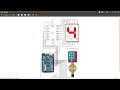 animated demo of interfacing 4*4 button key pad and seven segment display to arduino mega