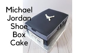 Michael Jordan Shoe Box Cake| Tutorial | Cake Decorating | Fondant Paneling Tutorial | How To