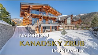 ❗NA PREDAJ❗ - Luxusný kanadský zrub - Donovaly