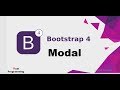 Bootstrap 4 - Using The Bootstrap Modal Dialog