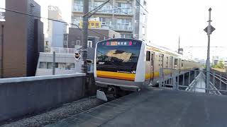 南武線　立川行　E233系8000番台　武蔵新城駅発車