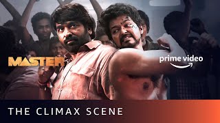Master Climax Fight Scene | Vijay Thalapathy Vs Vijay Sethupathi | Amazon Prime Video