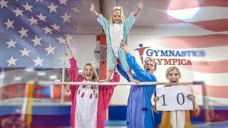 ULTIMATE FAMILY GYMNASTICS CHALLENGE! (WHO WILL WIN?!)