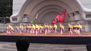 スーパーよさこい2016真美流星乱舞群さん代々木公園ステージ1日目演舞