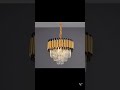 CITRA 400MM Gold Black K9 Crystal Pendant Chandelier Ceiling Pendant Lamp Foyer Lights Lamps