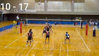 【令和6年度　春高バレー広島県予選　男子】決勝戦　崇徳VS瀬戸内　第1セット