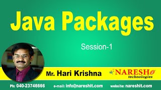 Java Packages Session-1 | By Mr. Hari Krishna