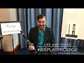 calvin falwell tries the prodige student clarinet