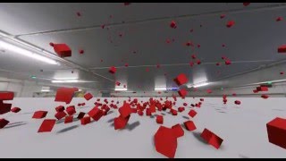 ODE Physics Test - 300 cube stack with gravity changes