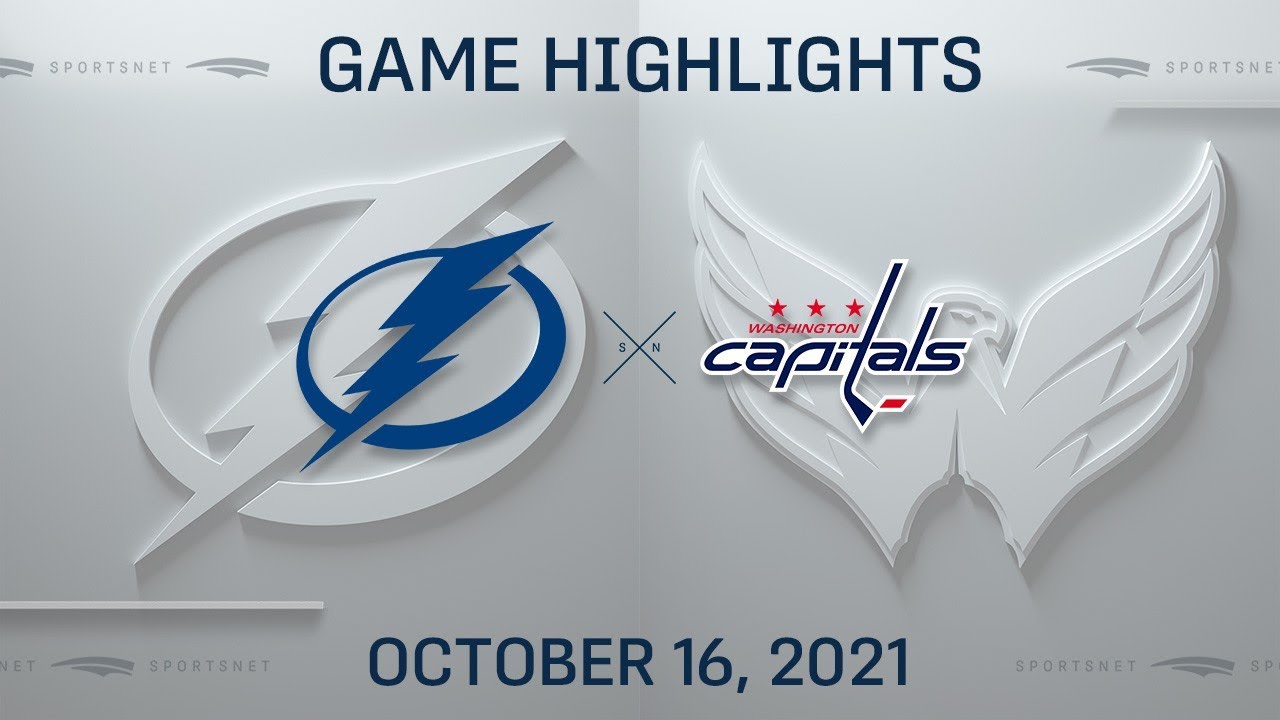 NHL Highlights | Lightning Vs. Capitals - Oct. 16, 2021 - YouTube