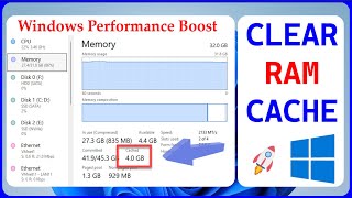 How to Clear RAM CACHE in Windows 11/10 - Make Computer Faster