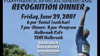 Hamtramck African American Recognition Dinner JUNE 2007