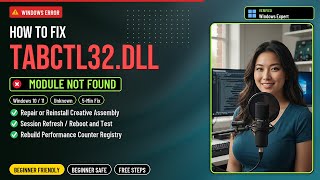Fix tabctl32.dll and UI Menu Errors!