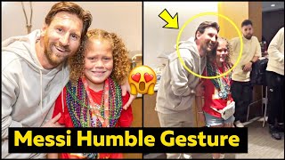 😍Messi Brings Young Fan to TEARS at Super Bowl – Unforgettable Moment