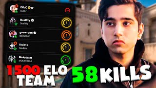 D0cC DROPPED 58 KILLS WITH 1500 ELO TEAM