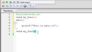 C Programming Tutorial - 43: Functions (Part-1) Declaration, Definition & Invocation