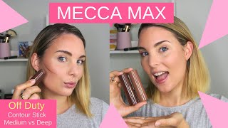 MECCA MAX off duty contour sticks | Medium VS Deep | Review and Tutorial by Simone Lyons Artistry