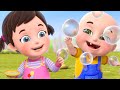 Pop The Bubbles | wheels on the bus | Play Outside Bubbles Song | Nursery rhymes & kids song #shorts