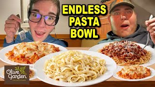 OLIVE GARDEN’S “ENDLESS PASTA” CHALLENGE - HOW MANY BOWLS WILL THE CREAMBOYS TAKE DOWN?