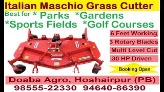 Italian Maschio  new launched Grass Cutter / Lawn Mower Jolly for Parks,Gardens and Sports Fields.