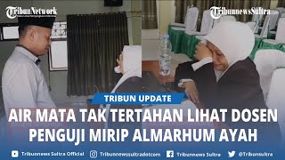 Video Viral Mahasiswi Menangis Saat Sidang Skripsi Kaget Wajah Dosen Penguji Mirip Almarhum Ayah