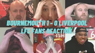 BEST COMPILATION |  BOURNEMOUTH 1 - 0 LIVERPOOL | LIVE WATCHALONG REACTIONS  | LFC FANS SALAH MISS