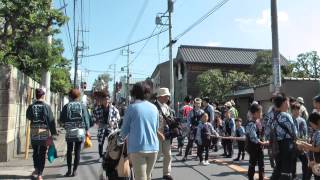 佐原の大祭2013秋祭り 　二日目　下川岸　山車整列へ　00019