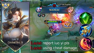 MONTOON THANK YOU FOR NEW LUO YI ONE SHOT BUILD | LUO YI NEW BEST BUILD 2025 - MLBB