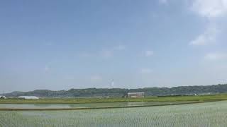 ウェザーリポート動画0514@千葉県旭市 11:00 田んぼと青空 (トミーＤ)