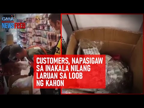 Customers, napasigaw sa inakala nilang laruan sa loob ng kahon GMA Integrated Newsfeed