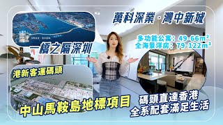 【萬科深業•灣中新城】30分鐘到深圳前海，島上唯一對望前海的濱海綜合體，多功能公寓--49-66m²#興港物業 #興港物業睇樓團 #香港