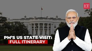 PM Modi's US State visit: Here's the full itinerary