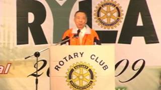 RYLA 3490地區2008青年領袖營_演講: 扶輪服務計劃 (開幕式)