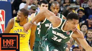 Golden State Warriors vs Milwaukee Bucks Full Game Highlights | 11.08.2018, NBA Season