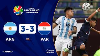ARGENTINA vs. PARAGUAY [3-3] | RESUMEN | CONMEBOL PREOLÍMPICO | FASE FINAL