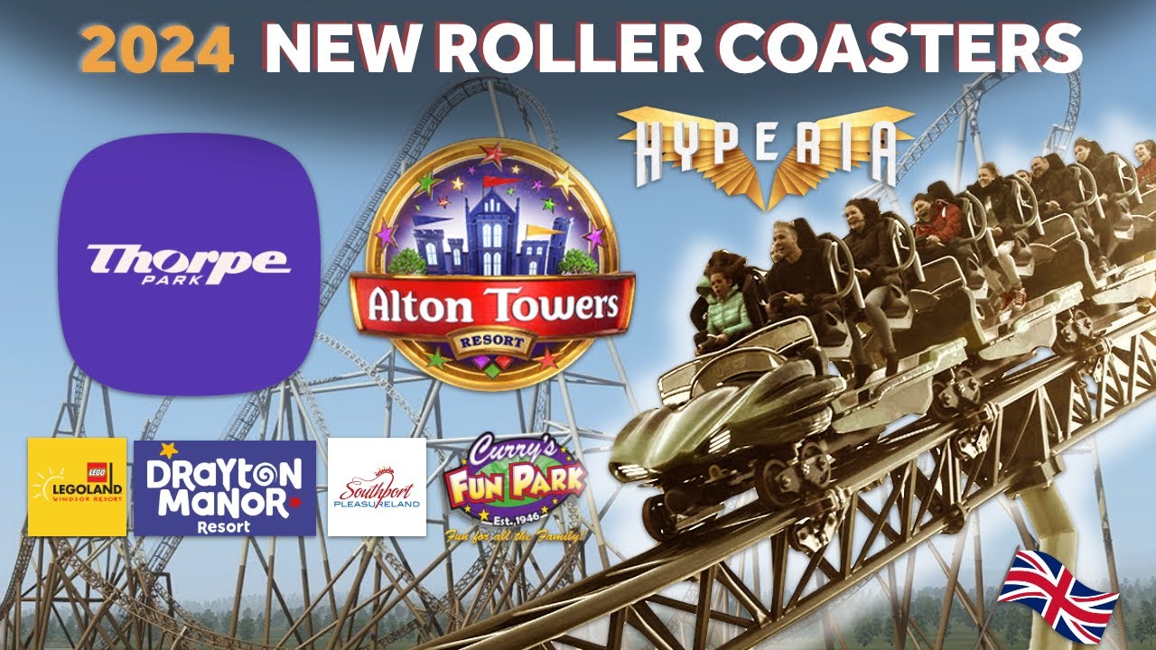 All 8 New Roller Coasters In 2024 In The UK!! - YouTube