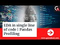 EDA in single line of code | Pandas AI Profiling