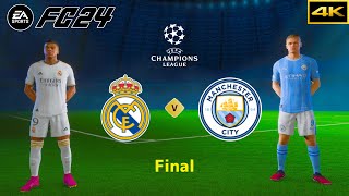 FC 24 - REAL MADRID vs. MANCHESTER CITY - Ft. Kylian Mbappé - UEFA CHAMPIONS LEAGUE FINAL - [4K]