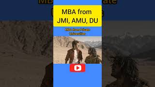 MBA Degree #shorts #mba #du #amu #jmi #viral