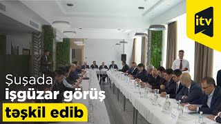 Qarabağ Dirçəliş Fondu Azərbaycan banklarının rəhbərləri ilə Şuşada işgüzar görüş təşkil edib