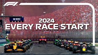 Season-Defining Overtakes \u0026 Big Clashes | Every Race Start of 2024