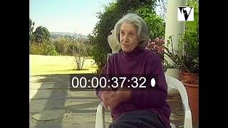 1990s, Nadine Gordimer, documentary, portrait of the Nobel Prize-winning author, Anne Laine