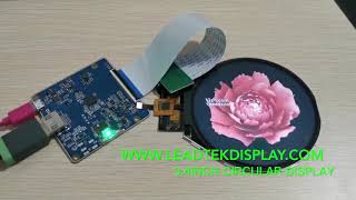 Leadtek 3.4inch Circular Display