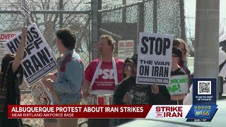 Albuquerque residents come out to protest Iran attack