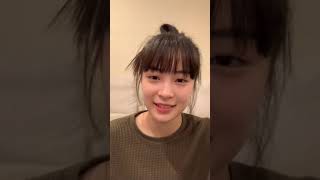 200522 suzu hirose (@suzu.hirose.official) live IG