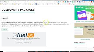 Bootstrap 4 tutorial 44 extra plugins, templates and snippets