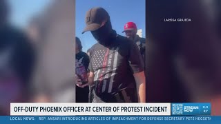 Off-duty Phoenix police officer involved in Hamilton High School protest incident, report says